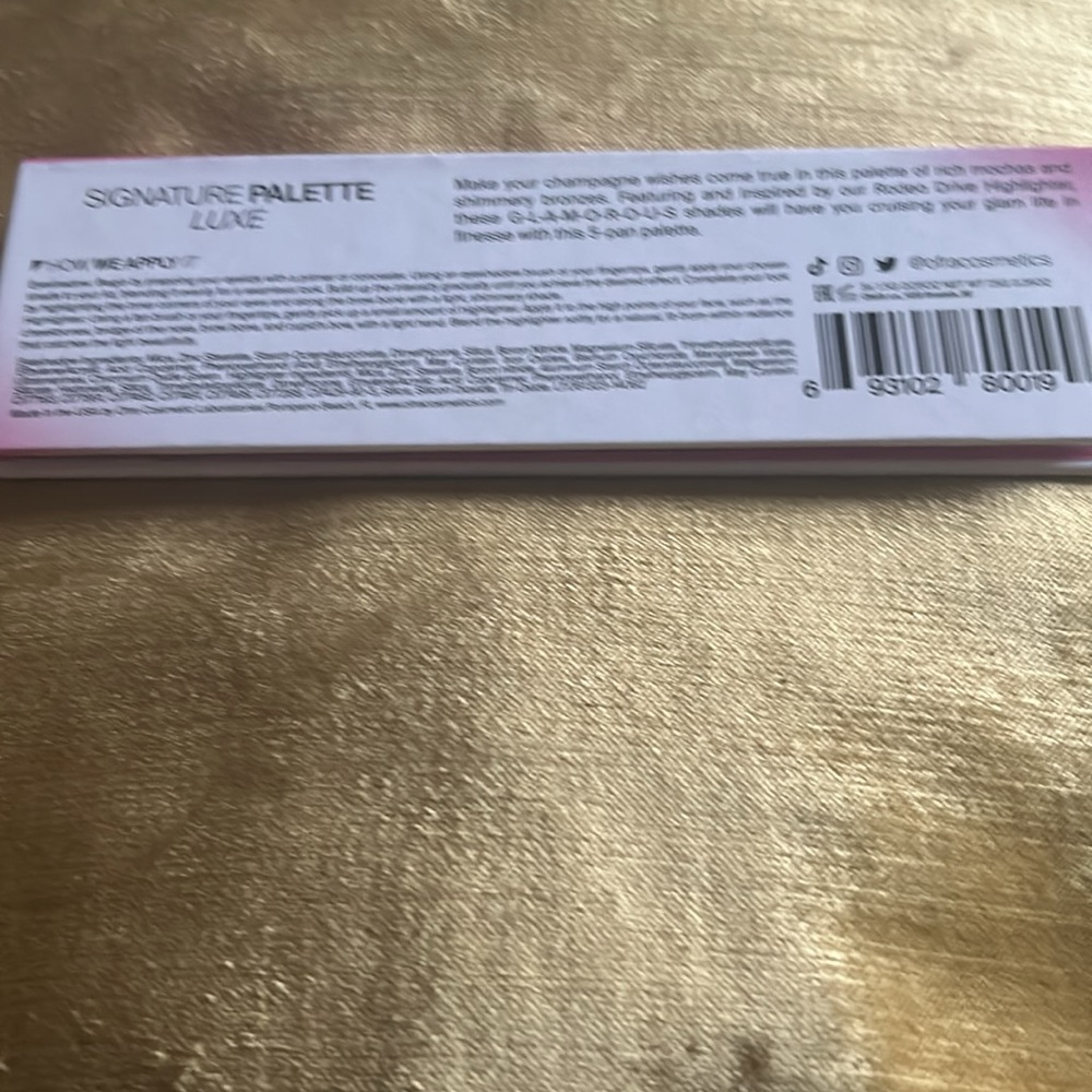 OFRA signature palette. Luxe. NIB unused - Picture 4 of 4